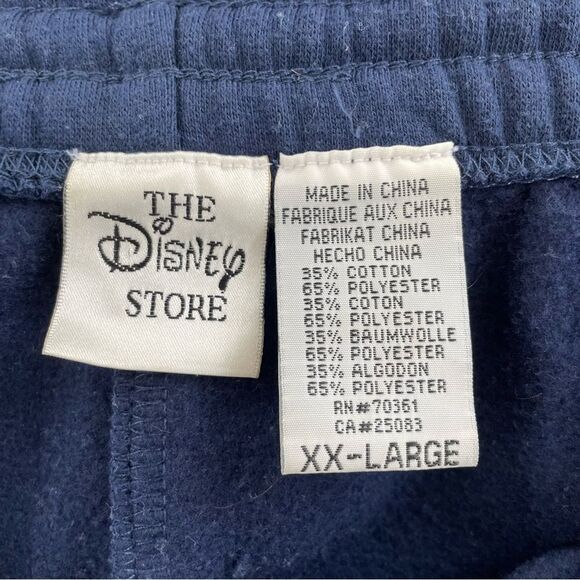 The Disney Store Blue Embroidered Goofy Joggers XXL - Picture 5 of 6